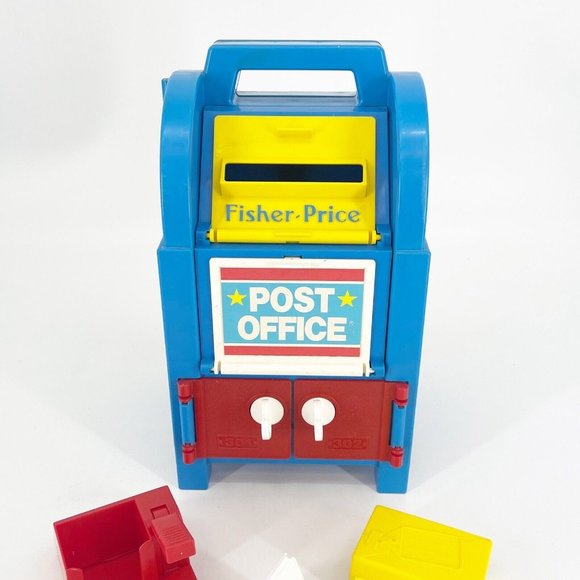 Fisher Price Vintage Post Office Playset 1989 #2020 Incomplete See Pics - Picture 8 of 11